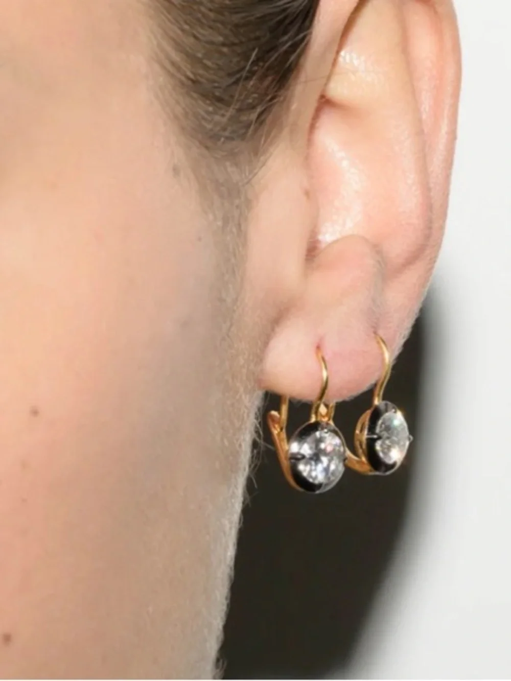 Dorsey Lucien White Sapphire Earrings - Picture 5 of 5